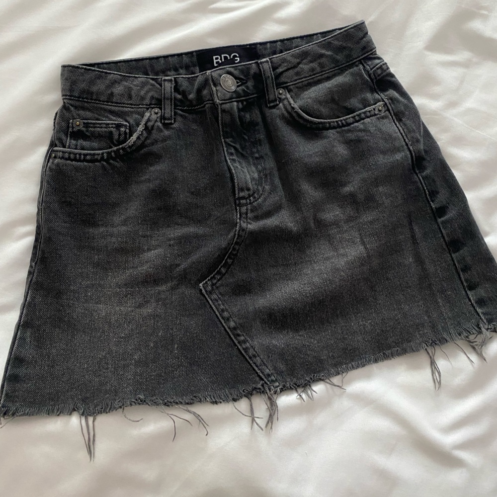 BDG URBAN OUTFITTERS BLACK DENIM MINI SKIRT